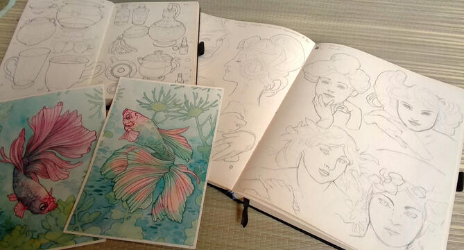 Mucha Studies and pretty things